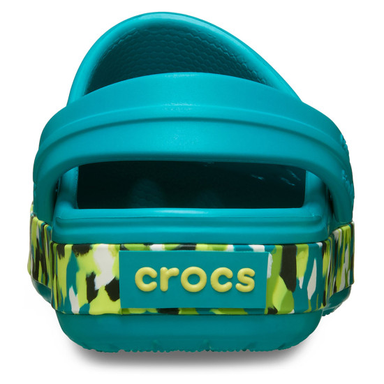 Crocs Kids' Crocband Glow Confetti Band Clog